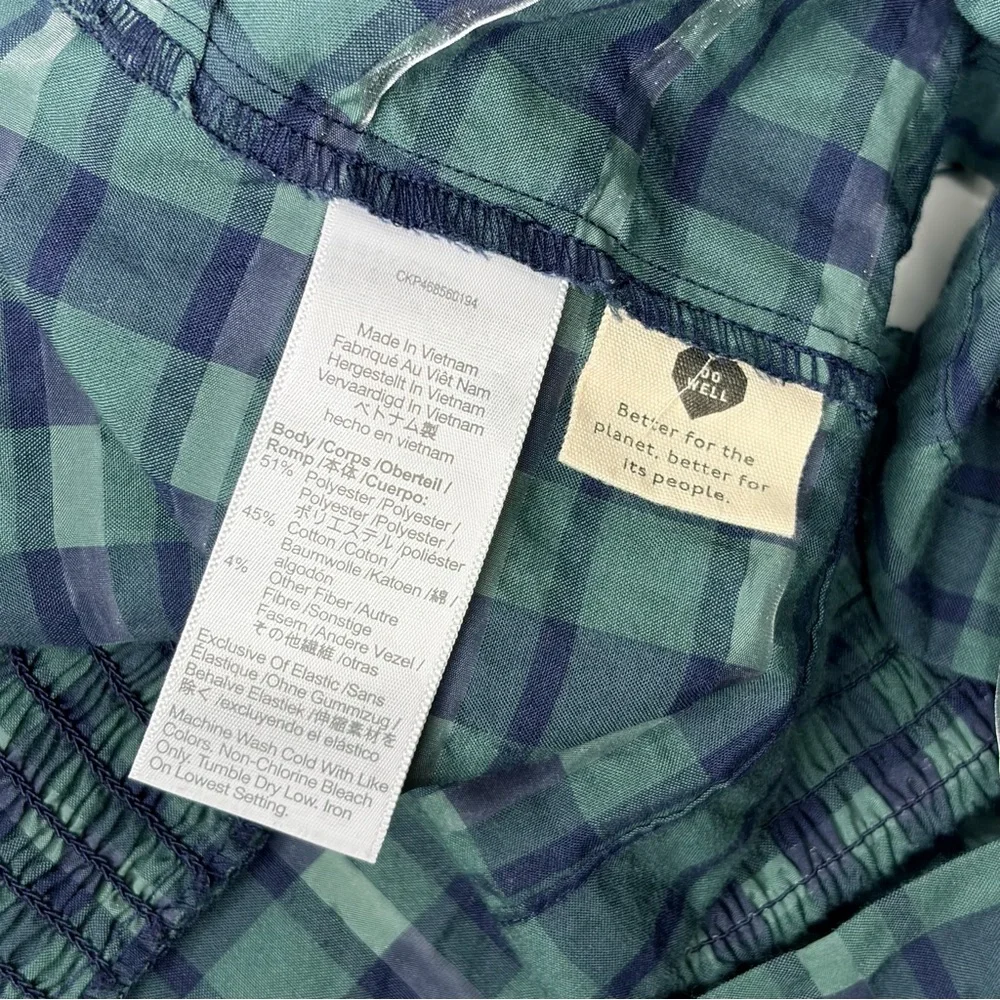 Madewell Plaid Puff Sleeve Hopewell Blouse‎